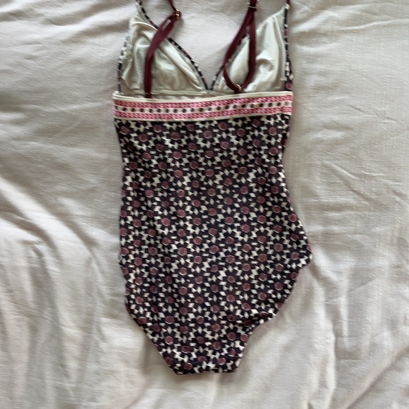 Kate Spade Red Coronado Beach Triangle Swimsuit size S in sumac red - Picture 8 of 10